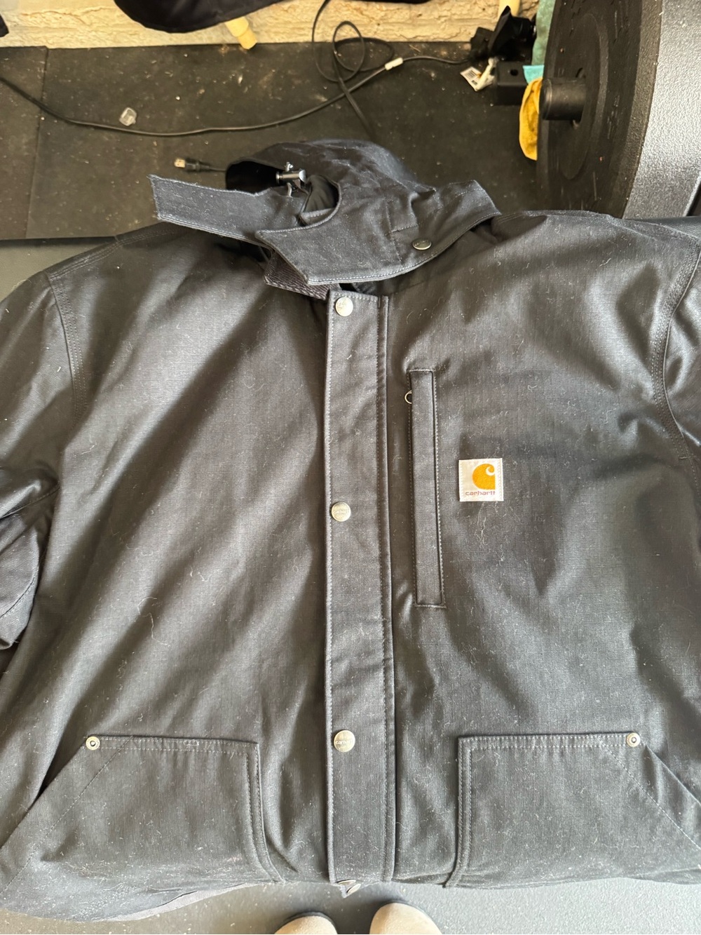 Carhartt Black Hooded Men's Performance Jacket